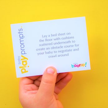 Baby Play Prompts Activity Cards For Newborns To One+, 3 of 9