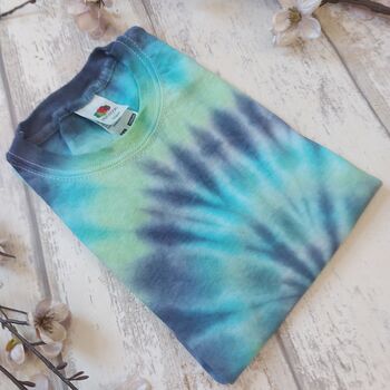 Adults Spiral Tie Dye Tshirt, 4 of 12