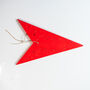 Three Red And White Paper Star Lanterns, thumbnail 5 of 8