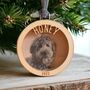 Personalised Wooden Pet Christmas Decoration, thumbnail 2 of 6
