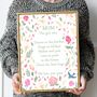 June Rose Birth Flower Positive Affirmations Gift For Mum Print, thumbnail 1 of 6