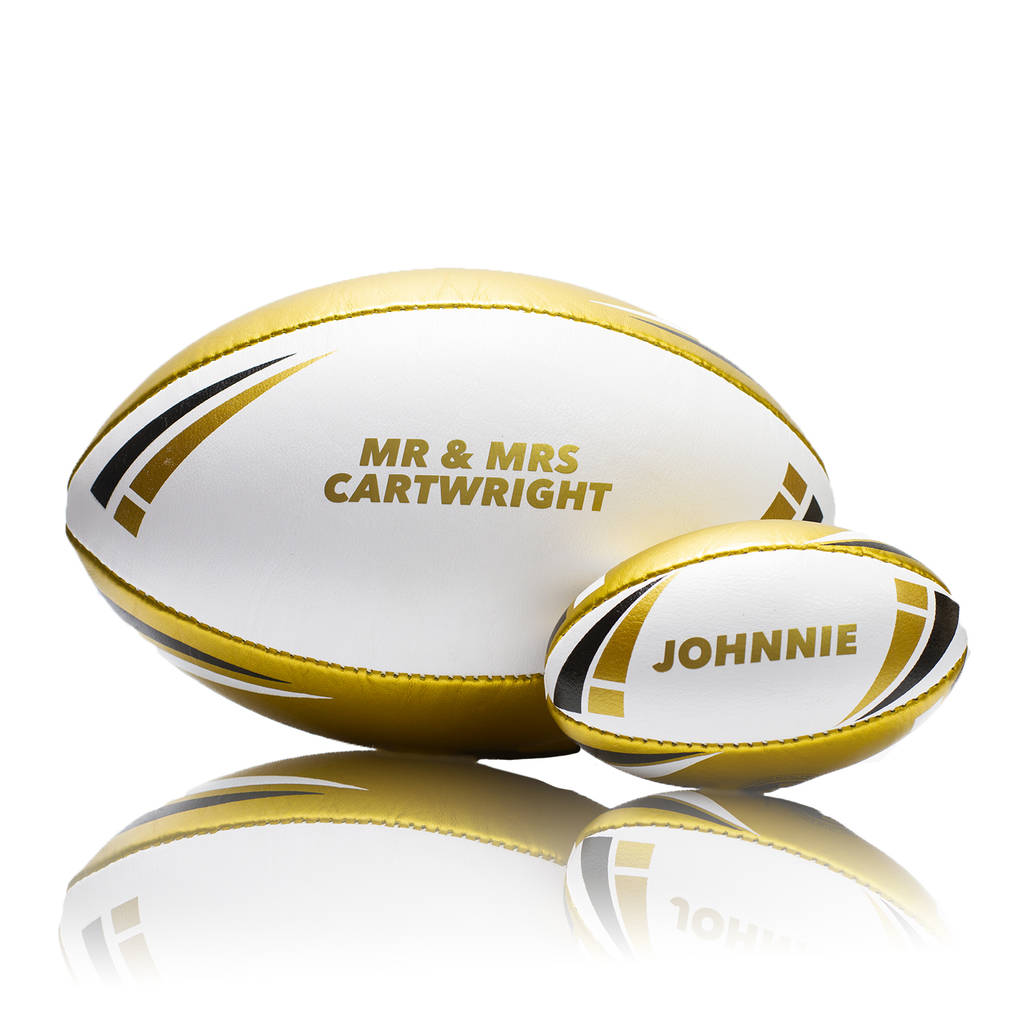 personalised rugby ball by we print balls