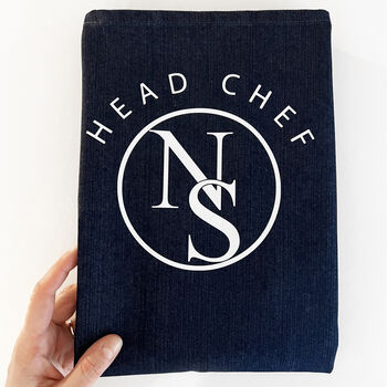 Monogram Chef Apron: Personalised Thoughtful Gift, 3 of 12