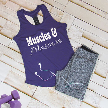 Gym Muscles And Mascara Tri Dri Vest, 3 of 7