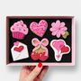Personalised The Pink Box Mother's Day Iced Biscuits Letterbox Gift, thumbnail 1 of 10