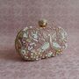 Peacock Oval Pink Clutch, thumbnail 9 of 12