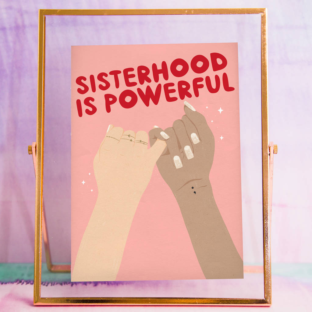 Sisterhood Print By House Of Wonderland | Notonthehighstreet.com