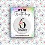 Personalised Floral Birthday Badge, thumbnail 2 of 4