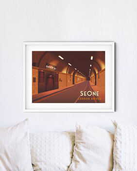 Se One Nightclub London Travel Poster Art Print, 3 of 8