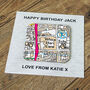 Favourite Football Grounds Coaster Card, thumbnail 8 of 12