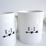 Personalised Husband And Wife Pair Of Mugs, thumbnail 2 of 5
