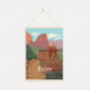 Zion National Park USA Travel Poster Art Print, thumbnail 6 of 8