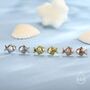 Sterling Silver Japanese Taiyaki Fish Desert Stud Earrings, thumbnail 3 of 12