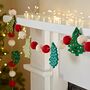 Felt Christmas Tree Garland, thumbnail 1 of 5