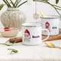 Festive Cat In A Jumper Personalised Christmas Mug, thumbnail 2 of 4