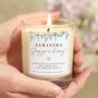 Leaving Gift Floral Personalised Candle, thumbnail 1 of 8