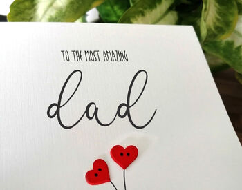 Personalised Birthday Card For Special Dad, Handmade Card For Him, 3 of 3