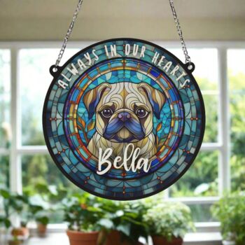 Pug Memorial Suncatcher, 4 of 6