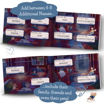 'The Sleepytown Express' Personalised Storybook, A Bedtime Keepsake Gift From Daddy, 5 of 12