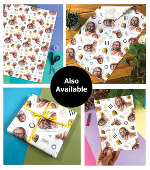 90s Nicolas Cage Con Air Wrapping Paper, Retro Movie Gift Wrap, 5 of 5
