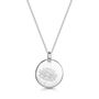 Personalised Birth Flower Necklace Sterling Silver, thumbnail 7 of 10