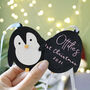 Personalised Baby First Christmas Penguin Decoration, thumbnail 1 of 10