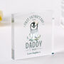 Personalised First Father’s Day Penguin Daddy Plaque, thumbnail 1 of 5
