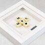 Mr And Mrs Scrabble Gift Frame Wedding Gift, thumbnail 4 of 6