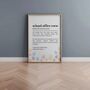 Personalised School Office Definition Print, thumbnail 3 of 4