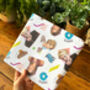 90s Romcom Wrapping Paper – Iconic Hair Style Gift Wrap, thumbnail 7 of 9