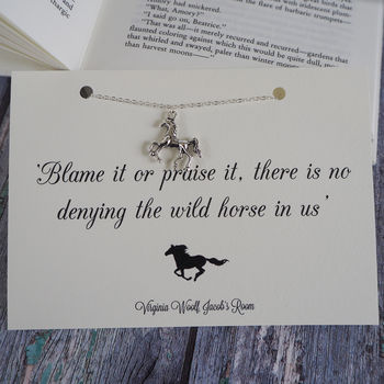 Virginia Woolf Wild Horse Necklace, 4 of 6
