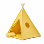 Kids Teepee Tent Set Mustard, thumbnail 1 of 4
