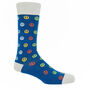 Peace Light Blue And Peace Blue Men's Socks Bundle, thumbnail 6 of 7
