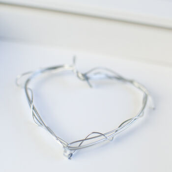 Personalised 6th Anniversary Gift Handmade Iron Heart, 2 of 9