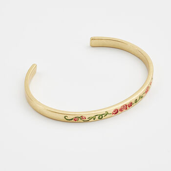 English Rose Gold Bangle, 5 of 9