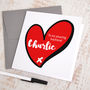 Personalised Love Heart Card, thumbnail 1 of 3