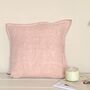 Linen Cushion Cover Blush Pink, thumbnail 2 of 2