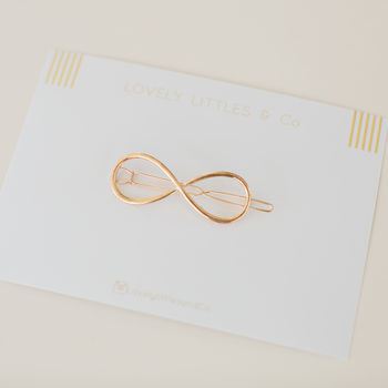 Gold Infinity Hair Clip, 4 of 4
