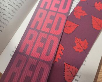 Taylor Swift Red Bookmark, 2 of 3