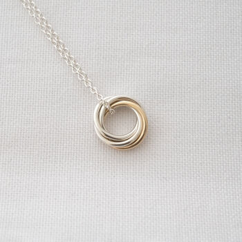 40th Gold And Silver Necklace, 8 of 12