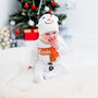 Personalised Christmas Snowman Babygrow, thumbnail 3 of 6