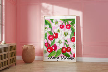 Cherry Blossom Kitchen Print, 3 of 11