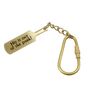 Personalized Brass Cricket Bat Keyring, thumbnail 6 of 9