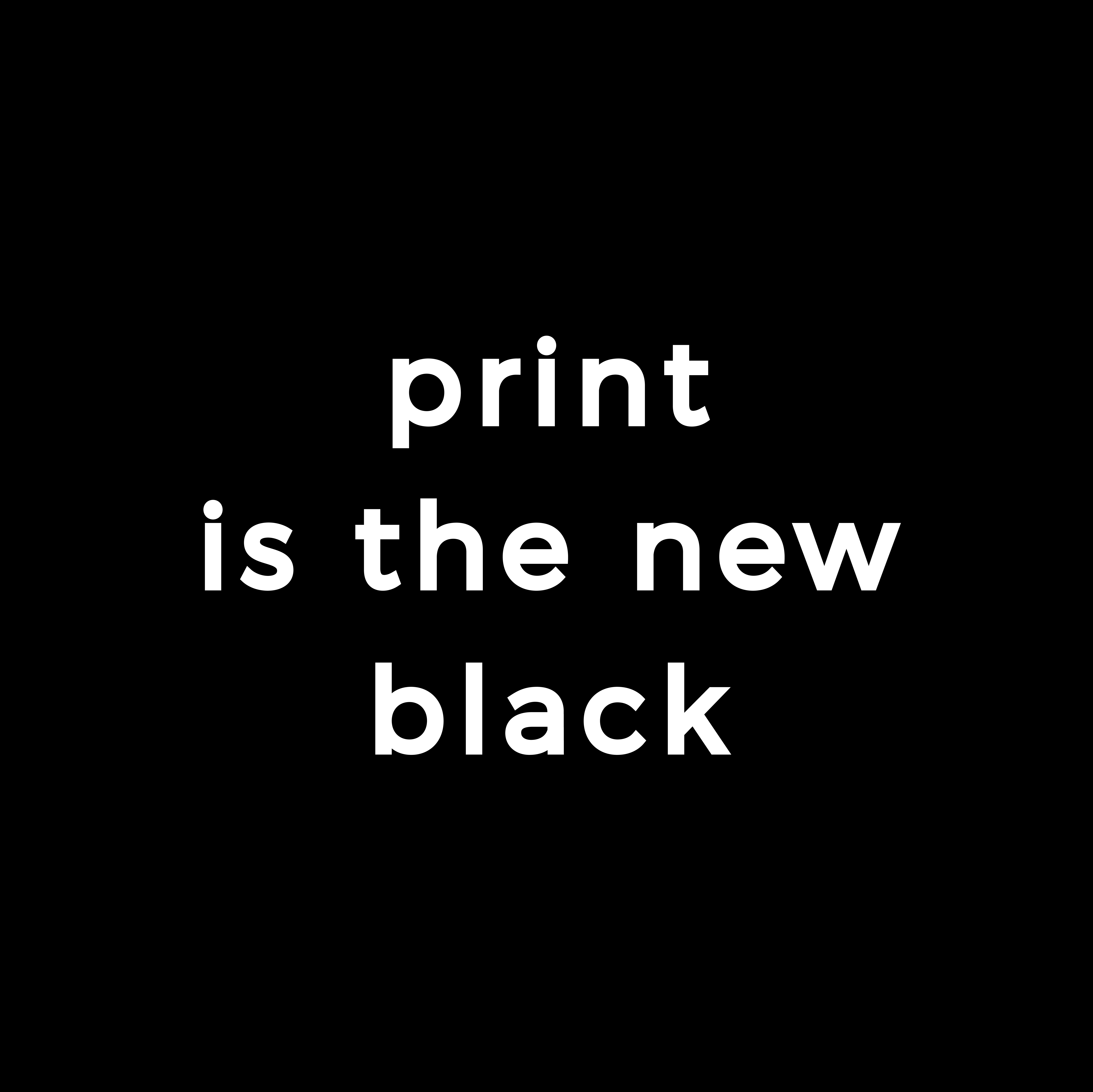 Print Is The New Black | Storefront | notonthehighstreet.com