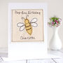 Personalised Bumble Bee Birthday Card For Her Or Him, thumbnail 1 of 12