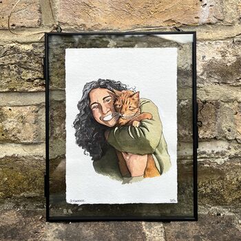 Personalised Illustrated People Portrait, 3 of 11
