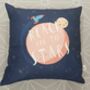 Planets, Rocket, And Stars Children's Space Cushion, thumbnail 3 of 8