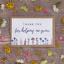 Personalised Thank You Teacher Dried Flower Posy, thumbnail 8 of 8