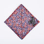 Mens Red Berry Pocket Square, thumbnail 5 of 5