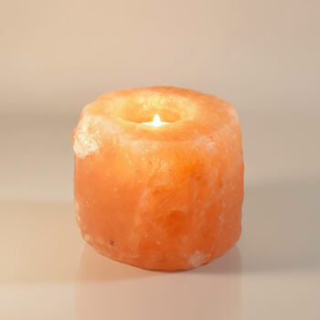 Himalayan Salt Crystal Tealight Holder Gift For Her, 5 of 11